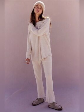 FREE PEOPLE Karina Sweater Set/PANT SET